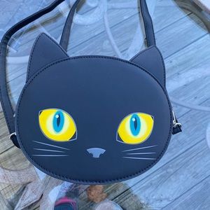 Adorable cat face crossbody bag